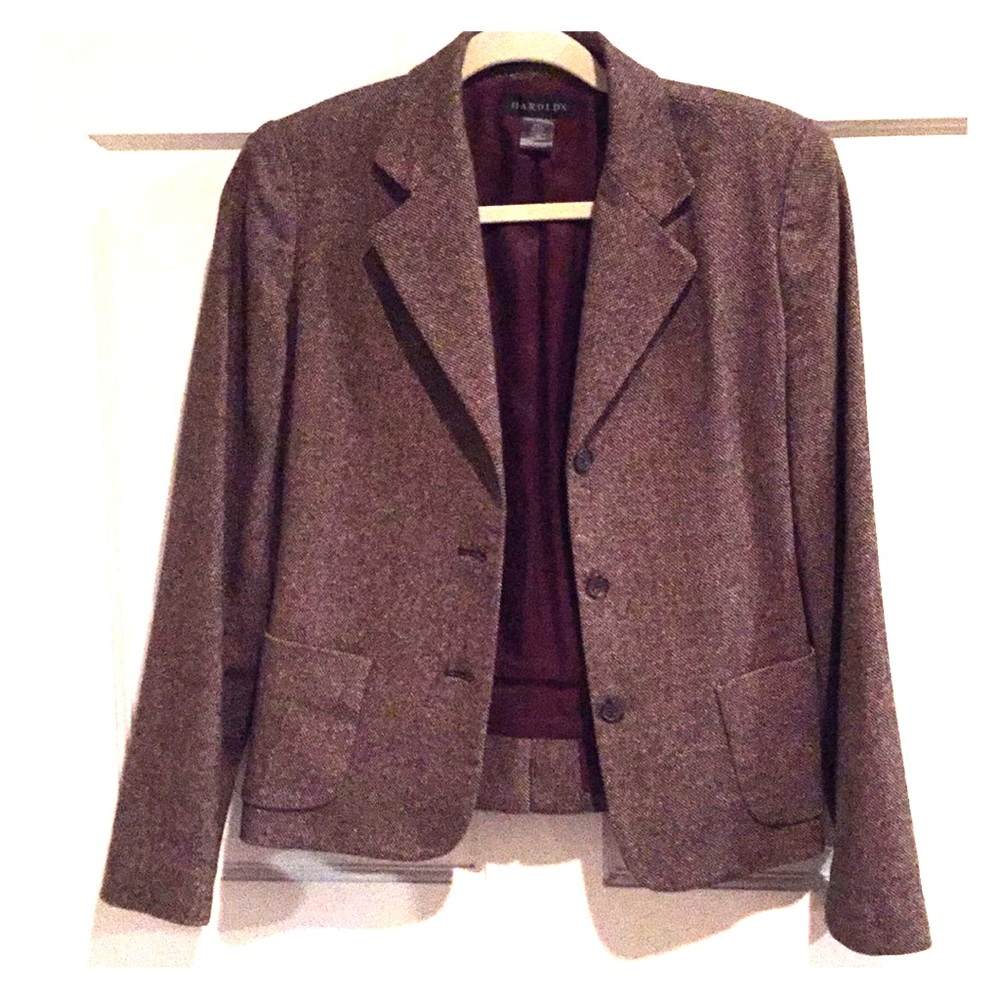 Wool tweed blazer